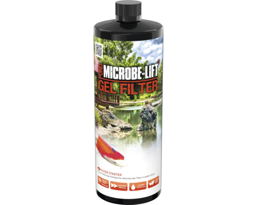 Teichpflege MICROBE-LIFT POND Teich Gel Filter 946 ml Filterstarter oder nach Reinigung des Filters