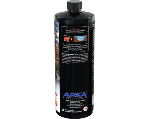 Flasche mit Wasserzusatz für Zierfische