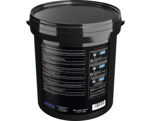 Eimer Aktivkohle zur Wasserreinigung