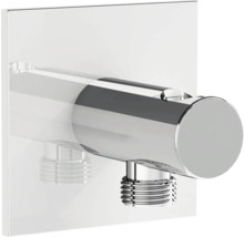 Eckventil mit Rosette für Sanitärinstallationen