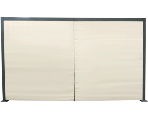 Pergola mit geschlossenem, blickdichtem Vorhang