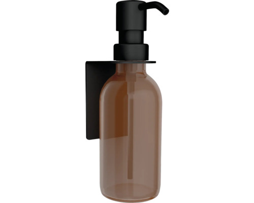 Seifenspender aus Glas mit Wandhalterung