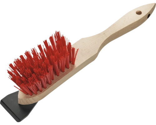 Eiskratzer mit Bürste und Holzgriff