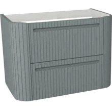 Waschtischunterschrank für Waschtischplatte Devo Gloria 2.0 BxHxT 70x50x42 cm fjord geriffelt