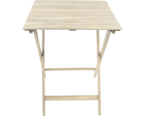 Gartentisch GARDEN PLACE Maja 60 x 60 x 74 cm beige aus Holz, klappbar, bis zu 2 Sitzplätze Gartentisch GARDEN PLACE Maja 60 x 60 x 74 cm beige aus Holz, klappbar, bis zu 2 Sitzplätze