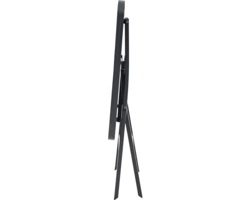 Zusammengeklappter Klapptisch für den Innenbereich