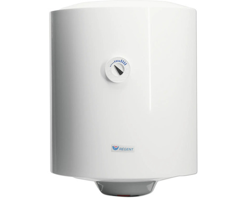Regent Wandspeicher REG 50 VR PL EU2 druckfest 50 l Elektrischer Warmwasserspeicher mit Temperaturregler und Regent Logo