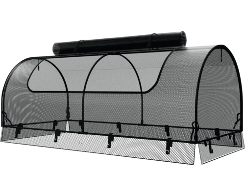 Gartentunnel mit Netzstruktur