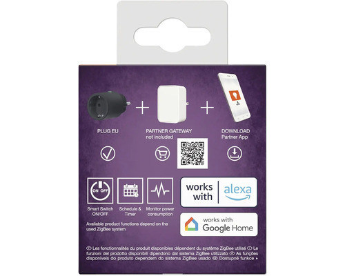 Smart Plug EU, Partner Gateway nicht inklusive, Partner App Download