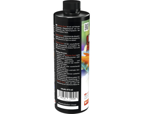 Artemiss Pond zur Unterstützung des Immunsystems der Fische, 473ml