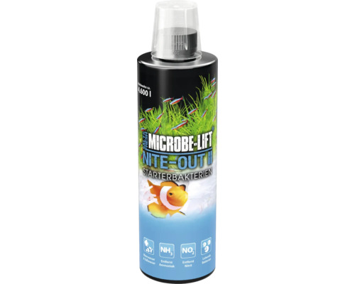 Microbe Lift Nite Out II Starterbakterien für Aquarien bis circa 4600 Liter