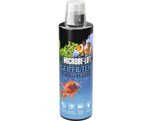 Biologischer Filterstarter ARKA Gel Filter 473 ml Microbe Lift Gel Filter Starter für Süßwasser und Meerwasser Aquarium