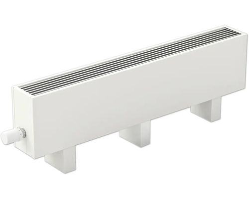 Licon Heat Standkonvektor KORALINE Optimal LKO H 400 x L 2200 x T 130 mm weiß Weißer Heizkörper mit Thermostat und Konvektoren