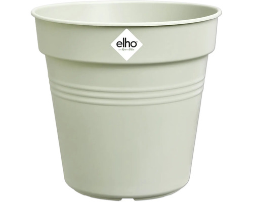Pflanzkübel Anzuchttopf Elho Green Basics Kunststoff Ø 13 H 12 cm pistaziengrün Pflanztopf aus Kunststoff mit Elho Logo