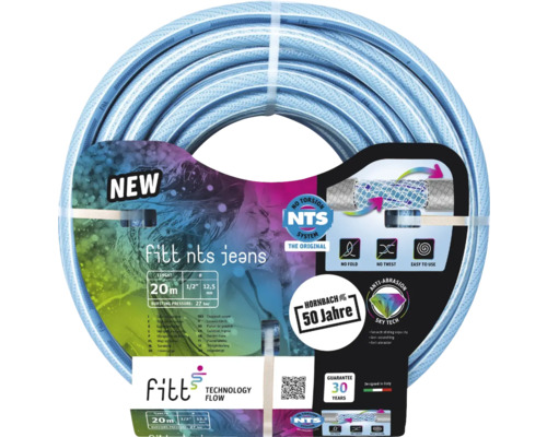 Fitt NTS Jeans Gartenschlauch, 20 Meter lang