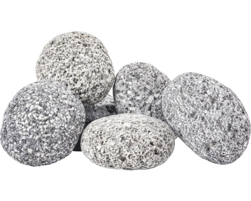 Dekorative Flusssteine für den Garten