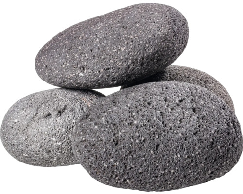 Dekorative Lavasteine gestapelt