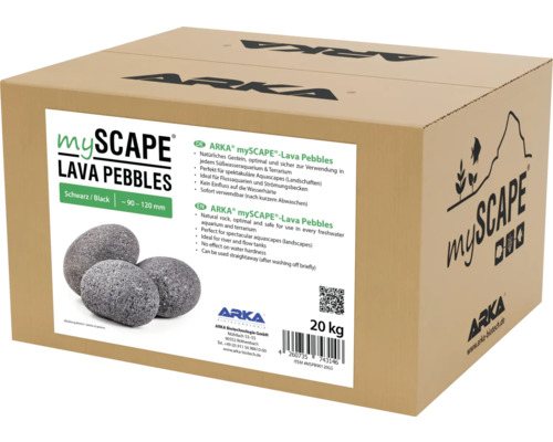 Verpackung Arka mySCAPE Lava Pebbles, natürliche Steine für Süßwasseraquarien und Terrarien