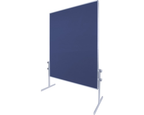 Mobile Stellwand mit Stoffbezug und höhenverstellbarem Fuß