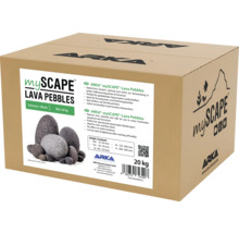 Aquariumdekoration-Set ARKA mySCAPE Lava Pebbles Mix ca. 20 Kg, 30 x 10 - 30 mm, 15 x 50 - 70 mm, 5 x 90 - 120 mm, 2 x 120 - 200 mm, 1 x 200 - 300 mm Aquascaping