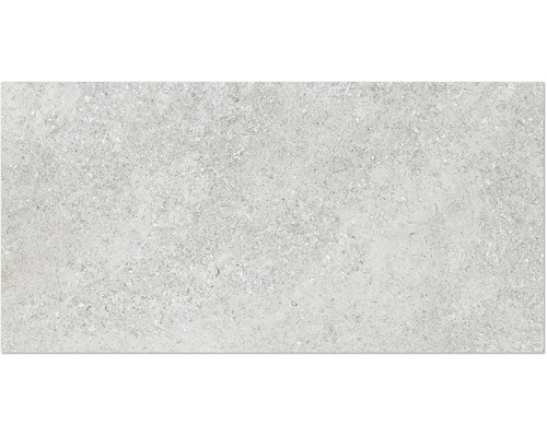 Feinsteinzeug Wand- und Bodenfliese MARSEILLE light grey rektifiziert 29.5 x 59.5 x 0.87 cm Helle Bodenfliese mit Steinoptik