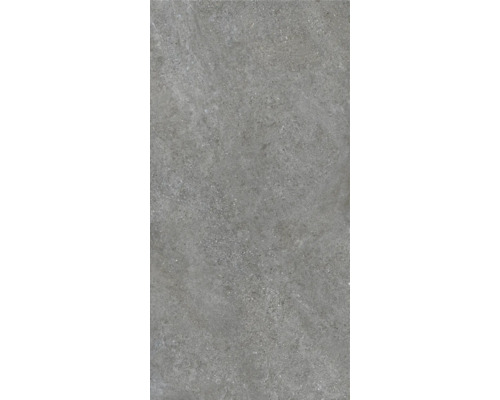Feinsteinzeug Wand- und Bodenfliese MARSEILLE Dark grey rektifiziert 59.5 x 120 x 1 cm Graue Bodenfliese mit Steinoptik