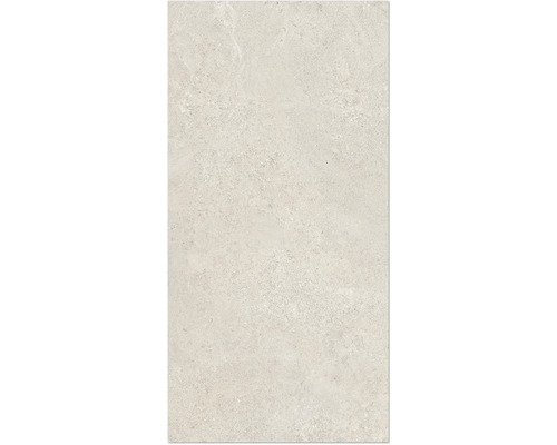 Feinsteinzeug Wand- und Bodenfliese MARSEILLE Sand matt rektifiziert 59.5 x 120 x 1 cm Fliesenansicht in Steinoptik