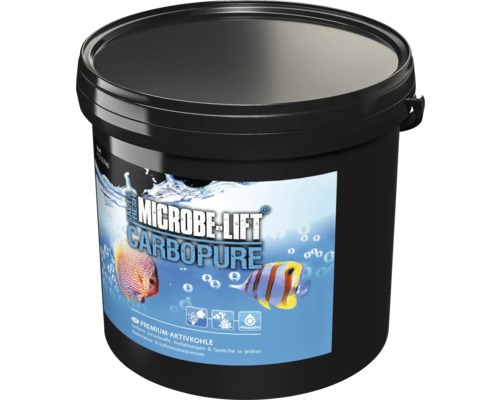 Aktivkohle MICROBE-LIFT Carbopure Premium Aktivkohle entfernt Schadstoffe, Verfärbungen und Gerüche für Süß- und Meerwasser 2,9 kg