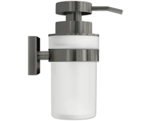 Wandseifenspender aus Metall und Kunststoff für das Badezimmer