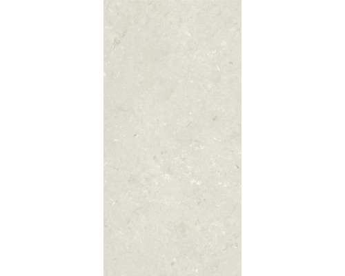 Helle Bodenfliese mit dezenter Marmorierung.