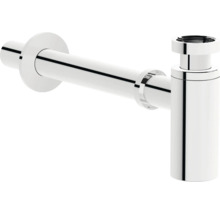 Siphon aus Metall für ein Waschbecken