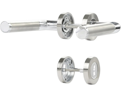 Rosettengarnitur BB Lilja Edelstahl Bicolor | HORNBACH