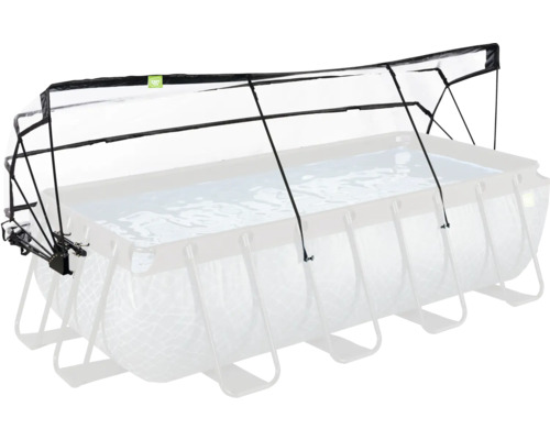 Poolüberdachung für Rechteckpool