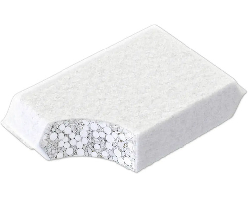 EPS-Dämmplatte mit sichtbarer Struktur