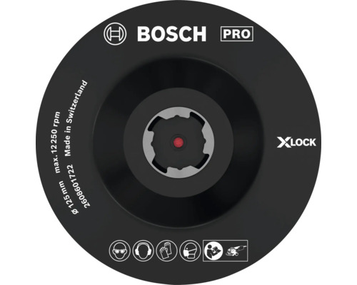 Stützteller Bosch für X-LOCK Winkelschleifer, 125mm Bosch X-Lock Trennscheibe, 125 mm Durchmesser