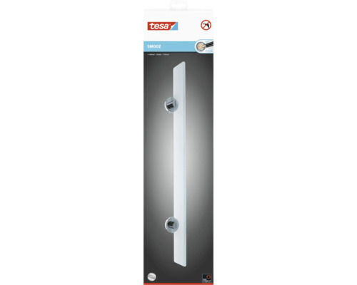 Tesa Smooz Handtuchhalter, 600 Millimeter, zur Wandmontage