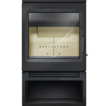 Kaminofen mit Holzfach für das Wohnzimmer