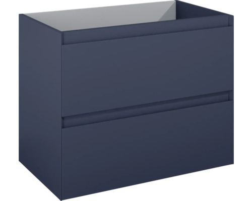 Jungborn Waschtischunterschrank DECEM BxHxT 800 x 635 x 458 mm Frontfarbe navy blau matt