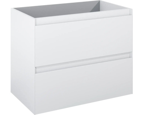 Jungborn Waschtischunterschrank DECEM BxHxT 800 x 635 x 458 mm Frontfarbe weiß matt Waschbeckenunterschrank mit zwei Schubladen