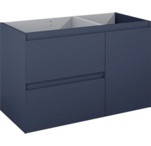 Jungborn Waschtischunterschrank DECEM BxHxT 1000 x 635 x 458 mm links Frontfarbe navy blau matt