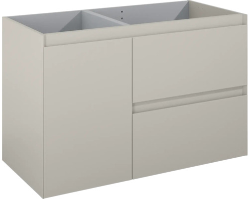 Jungborn Waschtischunterschrank DECEM BxHxT 1000 x 635 x 458 mm rechts Frontfarbe fume matt