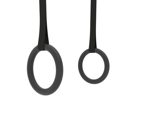 Gymnastikringe aus Kunststoff mit Aufhängung