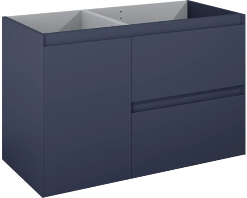 Jungborn Waschtischunterschrank DECEM BxHxT 1000 x 635 x 458 mm rechts Frontfarbe navy blau matt