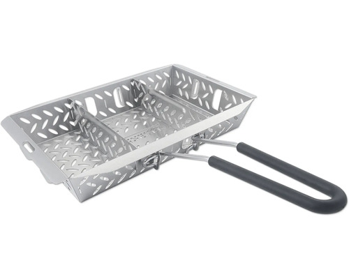 Grillkorb aus Metall mit Griff