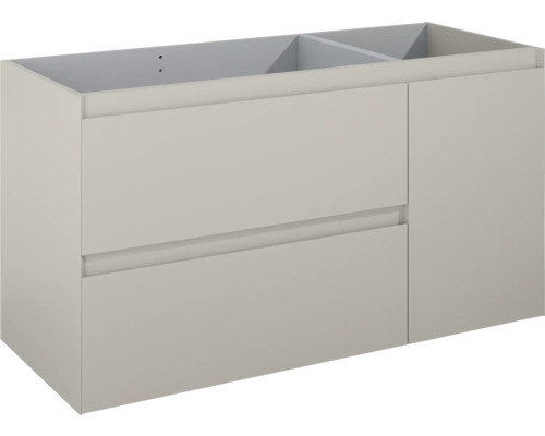 Jungborn Waschtischunterschrank DECEM BxHxT 1200 x 635 x 458 mm links Frontfarbe fume matt Jungborn Waschtischunterschrank DECEM BxHxT 1200 x 635 x 458 mm links Frontfarbe fume matt