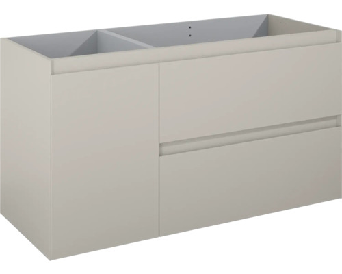 Jungborn Waschtischunterschrank DECEM BxHxT 1200 x 635 x 458 mm rechts Frontfarbe fume matt