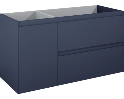 Jungborn Waschtischunterschrank DECEM BxHxT 1200 x 635 x 458 mm rechts Frontfarbe navy blau matt