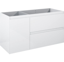Jungborn Waschtischunterschrank DECEM BxHxT 1200 x 635 x 458 mm rechts Frontfarbe weiß hochglanz