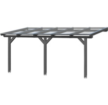Terrassenüberdachung SKAN HOLZ Andria 541x400 cm schiefergrau