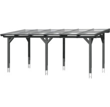 Terrassenüberdachung SKAN HOLZ Siena 648x350 cm schiefergrau